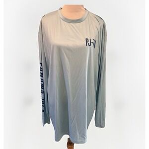 Panama Jack‎ Long-Sleeve Performance Shirt Paddle Board Crest Men's Size Large